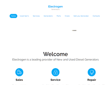 Tablet Screenshot of electrogen.ie